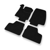 Tapis de Sol Feutres adapté pour Opel Astra G Caravan, Coupé, Hayon, Cabriolet, Berline (1998-2009) - tapis de voiture - noir