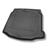 Tapis de coffre adapté pour Seat Leon III, III SC 5F Hayon (11.2012-03.2020) - bac de coffre - protection de coffre voiture - coffre inférieur; sans plancher double du coffre