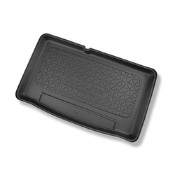 Tapis de coffre adapté pour Volkswagen e-up! Hayon (09.2019-2023) - bac de coffre - protection de coffre voiture - coffre inférieur; plancher amovible en la position la plus basse