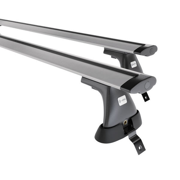 Barres de toit en aluminium adapté pour Dacia Logan I Berline (2004-2012) - Porte-Bagages de Voiture argent - toit normal