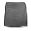 Tapis de coffre adapté pour Audi A6 C6 Avant (03.2005-2011) - bac de coffre - protection de coffre voiture - modèles avec système des rails de fixation dans le coffre; aussi pour la version Allroad Quattro