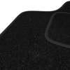 Tapis de Sol Feutres adapté pour Seat Leon II Hayon (2005-2012) - tapis de voiture - noir