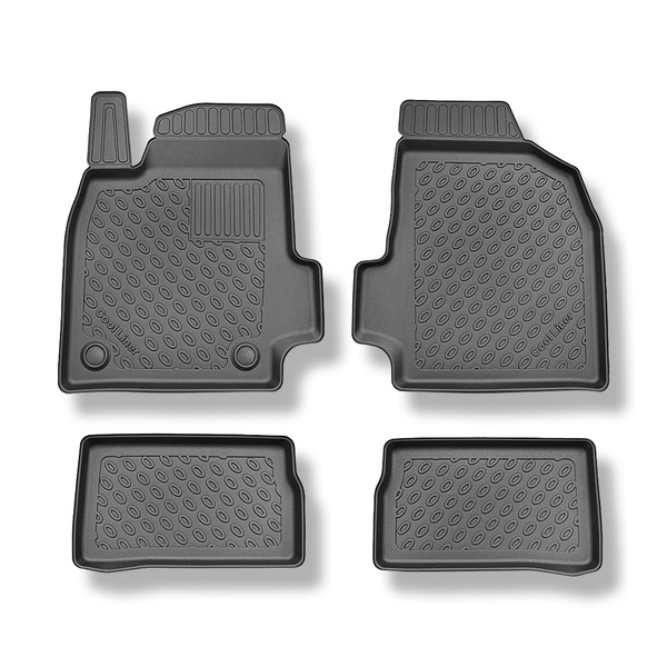 Tapis de sol en TPE adapté pour Leapmotor T03 Hayon (2024-....) - tapis de voiture - noir