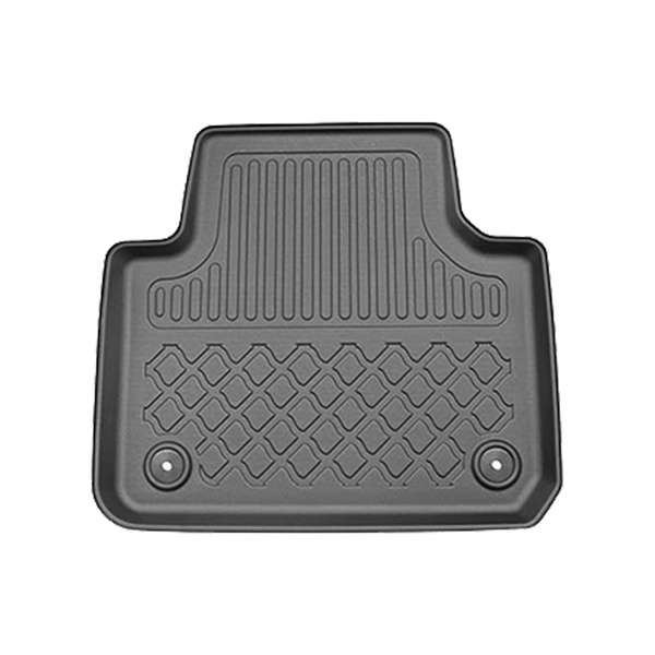 Tapis de sol en TPE adapté pour Volkswagen Touareg III SUV (2023-....) - tapis de voiture - noir