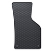 Tapis de sol en caoutchouc adapté pour Volkswagen Passat B7 (2010-2014) - tapis de voiture - noir