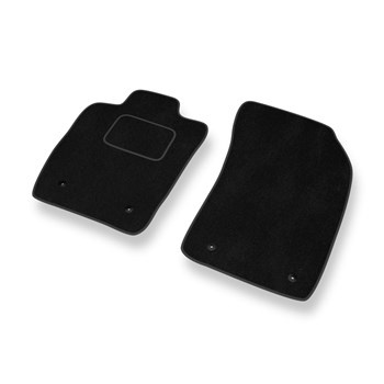 Tapis de Sol Velours adapté pour Audi A1 I 8X (2010-2018) - Premium tapis de voiture - noir