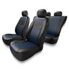 Housses de siège adaptées pour Audi A4 B5, B6, B7, B8, B9 (1995-2024) - housse siege voiture universelles - couverture siege - XL-BL