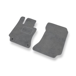 Tapis de Sol Velours adapté pour Mercedes-Benz CLS W218 Coupé, Shooting Brake (2010-2017) - Premium tapis de voiture - gris