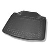 Tapis de coffre adapté pour Opel Insignia A Liftback (2008-05.2017) - bac de coffre - protection de coffre voiture - coffre inférieur ; avec roue de secours à usage temporaire ou kit de réparation