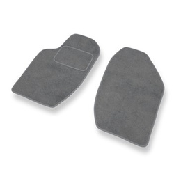 Tapis de Sol Velours adapté pour Alfa Romeo 164 I Berline (1987-1997) - Premium tapis de voiture - gris