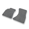 Tapis de Sol Velours adapté pour Audi A4 IV B8 Avant, Berline (2008-2015) - Premium tapis de voiture - gris