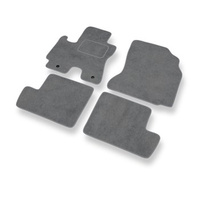 Tapis de Sol Velours adapté pour Toyota RAV4 II (2000-2005) - Premium tapis de voiture - gris