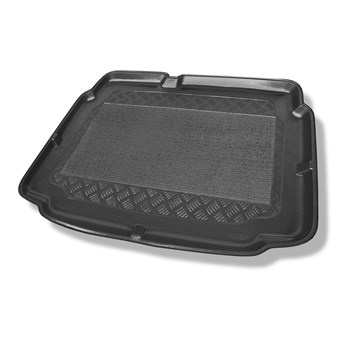 Tapis de coffre adapté pour Volkswagen Polo V 6R Hayon (05.2009-09.2017) - bac de coffre - protection de coffre voiture - coffre inférieur