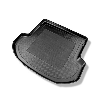 Tapis de coffre adapté pour Hyundai Santa Fe IV TM SUV (08.2018-2020) - bac de coffre - protection de coffre voiture - 5 places