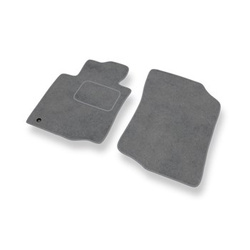 Tapis de Sol Velours adapté pour Toyota Aygo I Hayon (2005-2014) - Premium tapis de voiture - gris