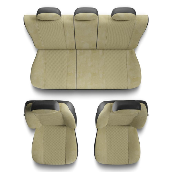 Housses de siège adaptées pour Mercedes-Benz Classe B W245, W246, W247 (2005-....) - housse siege voiture universelles - couverture siege - PG-3