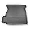Tapis de coffre adapté pour Tesla Model X SUV (01.2021-....) - bac de coffre - protection de coffre voiture - 6/7 places; derrière 2ème rangée de sièges (3me rangée abaissée)