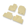 Tapis de Sol Velours adapté pour Mazda CX-7 SUV (2007-2012) - Premium tapis de voiture - beige