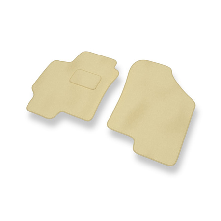 Tapis de Sol Velours adapté pour Hyundai Coupe III (2002-2009) - Premium tapis de voiture - beige