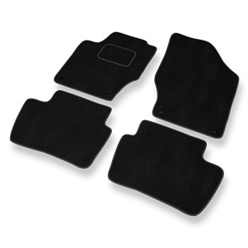 Tapis de Sol Velours adapté pour Citroen C4 II Hayon (2010-2018) - Premium tapis