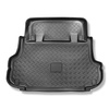 Tapis de coffre adapté pour Nissan Terrano II SUV (1993-2003) - bac de coffre - protection de coffre voiture - 5 places