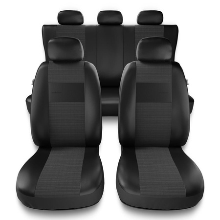 Housses de siège adaptées pour Fiat Qubo (2009-2019) - housse siege voiture universelles - couverture siege - EXL-4