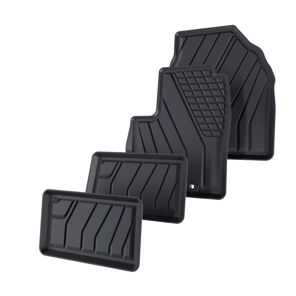 Tapis de sol en TPE adapté pour Lexus LBX Crossover (2024-....) - tapis de voiture - noir