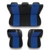 Housses de siège adaptées pour Peugeot 205, 206, 207, 208 (1983-2019) - housse siege voiture universelles - couverture siege - X.R-BL