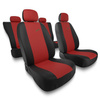 Housses de siège adaptées pour Peugeot 207 (2006-2013) - housse siege voiture universelles - couverture siege - X.R-RD