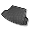 Tapis de coffre adapté pour Kia Optima IV JF Break (09.2016-12.2020) - bac de coffre - protection de coffre voiture - aussi pour les modèles avec des rails de fixation; cavité droite amovible dans les modèles avec filet latéral; non pour Plug-in Hybrid