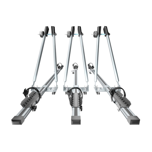 3x Porte-vélo de toit en aluminium avec clé - 3xM-08