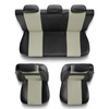 Housses de siège adaptées pour Audi A4 B5, B6, B7, B8, B9 (1995-2024) - housse siege voiture universelles - couverture siege - XL-BE
