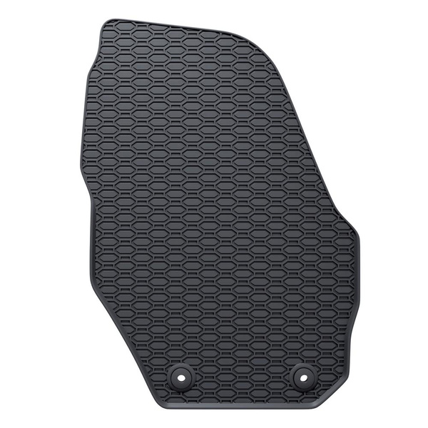 Tapis de sol en caoutchouc adapté pour Volvo XC60 I SUV (2008-2017) - tapis de voiture - noir - 4 pcs.