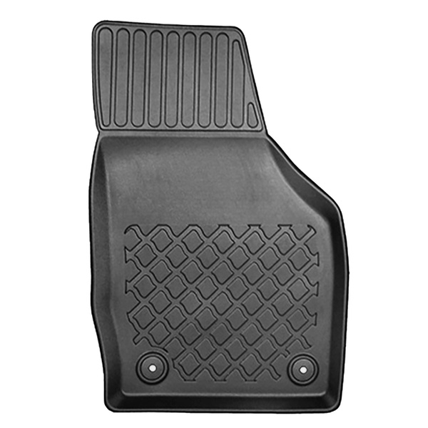 Tapis de sol en TPE adapté pour Audi Q3 SUV (08.2011-06.2018) - tapis de voiture - noir