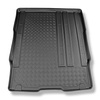 Tapis de coffre adapté pour Opel Vivaro-e Van (11.2020-....) - bac de coffre - protection de coffre voiture - version pour le transport de passagers (break / tour); derriere 2e rangée de sieges; empattement long