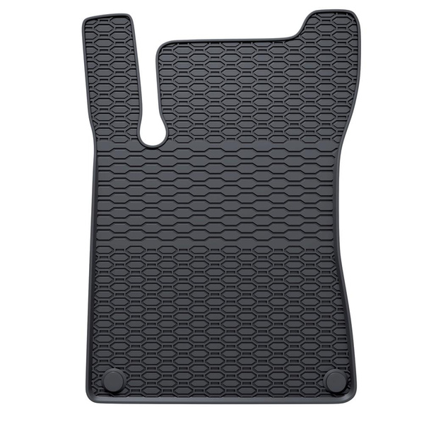 Tapis de sol en caoutchouc adapté pour Mercedes-Benz CLA C118 Coupé (2019-....) - tapis de voiture - noir - 4 pcs.