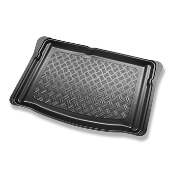 Tapis de coffre adapté pour Skoda Citigo Hayon (10.2011-2019) - bac de coffre - protection de coffre voiture - coffre inférieur; non pour Skoda Citigo-e IV