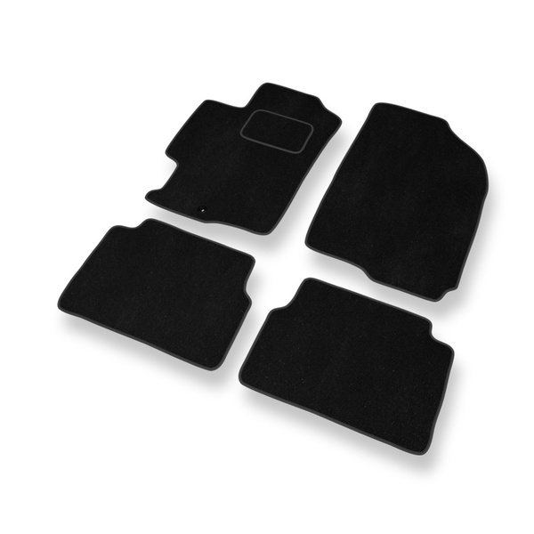 Tapis de Sol Velours adapté pour Mazda 6 I Break, Liftback, Berline (2002-2008) - Premium tapis de voiture - noir