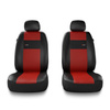 Housses de siège avant adaptées pour Audi A6 C4, C5, C6, C7, C8 (1994-2019) - housse siege voiture universelles - couverture siege conducteur - 2XL-RD