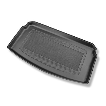 Tapis de coffre adapté pour Volkswagen Polo VI 2G AW Hayon (10.2017-....) - bac de coffre - protection de coffre voiture - coffre inférieur; plancher amovible en la position la plus basse