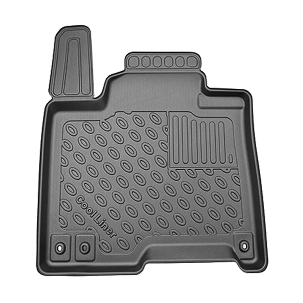 Tapis de sol en TPE adapté pour Kia Sportage V PHEV Plug-in Hybrid SUV (04.2022-....) - tapis de voiture - noir