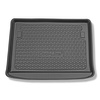 Tapis de coffre adapté pour Citroen DS5 Hayon (01.2012-12.2018) - bac de coffre - protection de coffre voiture - sans caisson de graves (sans système audio DENON); non pour version hybride
