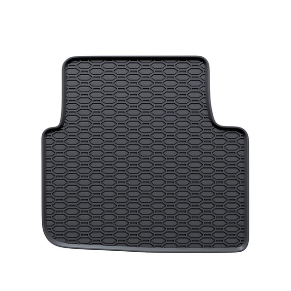 Tapis de sol en caoutchouc adapté pour Skoda Scala Hayon (2019-....) - tapis de voiture - noir - 4 pcs.