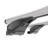 Barres de toit en aluminium adapté pour Audi A4 B9 Allroad (2016-2024) - Porte-Bagages de Voiture argent - rails