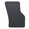 Tapis de sol en caoutchouc adapté pour Seat Leon III Hayon, Sportstourer (2013-2020) - tapis de voiture - noir - 4 pcs.