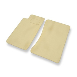 Tapis de Sol Velours adapté pour Mazda MX-5 I Roadster (1990-1998) - Premium tapis de voiture - beige