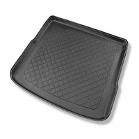 Tapis de coffre adapté pour Skoda Enyaq iV SUV, Coupé (04.2021-....) - bac de coffre - protection de coffre voiture - coffre supérieur; surface plate du coffre; plancher amovible en la position centrale