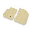 Tapis de Sol Velours adapté pour Citroen C4 Cactus I Crossover (2014-2021) - Premium tapis de voiture - beige