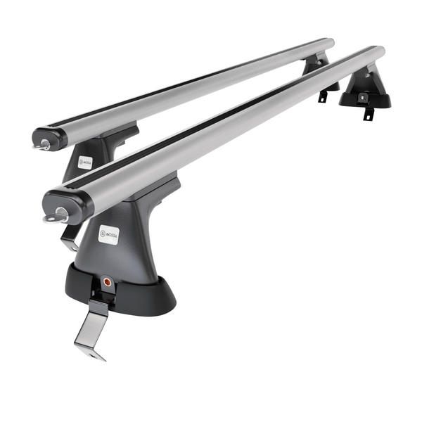 Barres de toit en aluminium adapté pour Ford C-Max mk II Ludospace (2010-2015) - Porte-Bagages de Voiture argent - toit normal