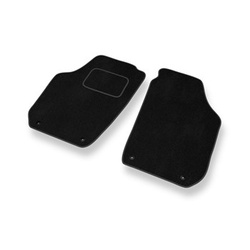Tapis de Sol Velours adapté pour Skoda Fabia II Hayon, Break (2007-2014) - Premium tapis de voiture - noir